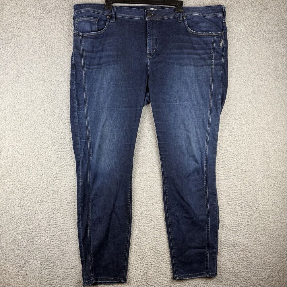 Silver Jeans Calley Super Skinny Jeans Blue Size 22x31
